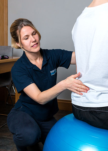Domaille neurophysio Bristol & South West  Neurophysiotherapists helping a client